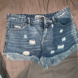 Free people jean shorts